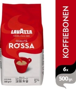 Lavazza Qualita Rossa Koffiebonen - 500 Gram X6 -Koffie Series Winkel 1016x1200