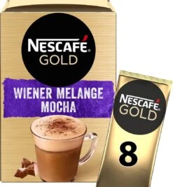 Nescafé Gold Wiener Melange Mocha Oploskoffie - 6 Doosjes à 8 Zakjes -Koffie Series Winkel 1111x1200 2