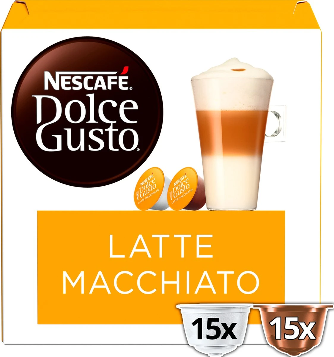Nescafé Dolce Gusto Latte Macchiato Capsules - 90 Koffiecups 5 Nescafé Dolce Gusto Latte Macchiato Capsules - 90 Koffiecups - Afbeelding 3