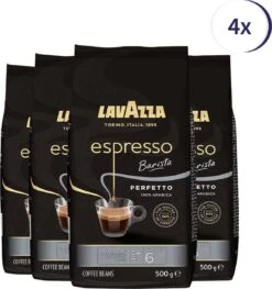 Lavazza Espresso Barista Perfetto Koffiebonen - 500 Gram X4