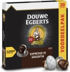 Douwe Egberts Espresso Krachtig Koffiecups - Intensiteit 10/12 - 10 X 20 Capsules -Koffie Series Winkel 1171x1200
