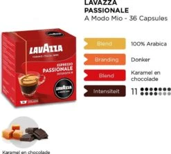 Lavazza A Modo Mio Passionale 36 Stuks 10 Lavazza A Modo Mio Passionale 36 Stuks -Koffie Series Winkel 1200x1085