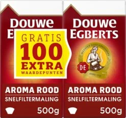 Douwe Egberts Aroma Rood Filterkoffie - Dubbelpak 6 X 1000 Gram -Koffie Series Winkel 1200x1121