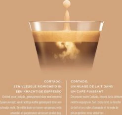 Nescafé Dolce Gusto Cortado Espresso Macchiato Capsules - 90 Koffiecups 12 Nescafé Dolce Gusto Cortado Espresso Macchiato Capsules - 90 Koffiecups -Koffie Series Winkel 1200x1130