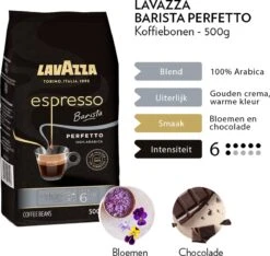 Lavazza Espresso Barista Perfetto Koffiebonen - 500 Gram X4 -Koffie Series Winkel 1200x1137