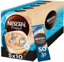 Nescafé Frappé Oploskoffie - 5 Doosjes à 10 Zakjes -Koffie Series Winkel 1200x1156