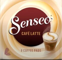 Senseo Café Latte Koffiepads - 2/9 Intensiteit - 4 X 8 Pads -Koffie Series Winkel 1200x1157 2
