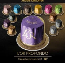 L'OR Lungo Profondo Koffiecups - Intensiteit 8/12 - 10 X 20 Capsules -Koffie Series Winkel 1200x1173 17