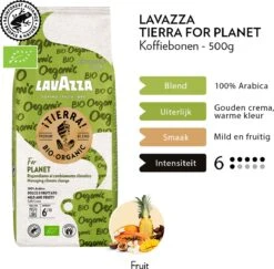 Lavazza Tierra For Planet Biologische Koffiebonen - 500 Gram X4 11 Lavazza Tierra For Planet Biologische Koffiebonen - 500 Gram X4 -Koffie Series Winkel 1200x1179 2
