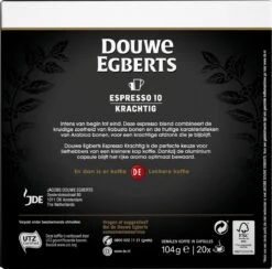 Douwe Egberts Espresso Krachtig Koffiecups - Intensiteit 10/12 - 10 X 20 Capsules -Koffie Series Winkel 1200x1184 4