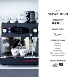 Aroma Club - Cafeïnevrije Koffiebonen 1KG - No. 5 Decaf John - Koffie Intensiteit 3/5 -Koffie Series Winkel 1200x1200 186