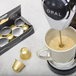 Aroma Club - Nespresso Compatible Capsules (120 St.) - No. 2 Smooth James - Intensiteit 3/5 - Espresso & Lungo - 100% Aluminium Koffiecups 11 Aroma Club - Nespresso Compatible Capsules (120 St.) - No. 2 Smooth James - Intensiteit 3/5 - Espresso & Lungo - 100% Aluminium Koffiecups -Koffie Series Winkel 1200x1200 40