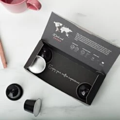 Aroma Club - Proefpakket Nespresso Compatible Capsules (100 St.) - 5 Smaken - Espresso & Lungo - 100% Aluminium Koffiecups -Koffie Series Winkel 1200x1200 51