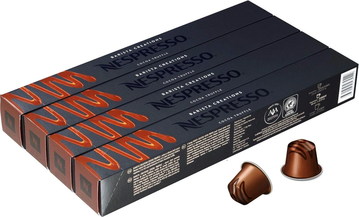 Nespresso - Cocoa Truffle - Nespresso Cups - 100 Stuks 3 Nespresso - Cocoa Truffle - Nespresso Cups - 100 Stuks