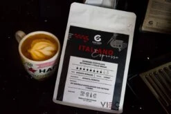 Italiano Espresso Honey Process Vietnamese Koffiebonen Aanbieding 250g GAIA Cafe -Koffie Series Winkel 1200x800 15