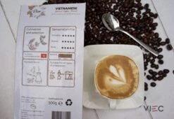 Vietnamese Dark Roast Koffiebonen 500g | 20% Arabica - 80% Robusta | DAM Koffie -Koffie Series Winkel 1200x824