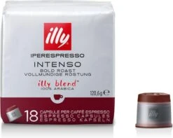 Illy - Iperespresso Koffie Home Intenso 6 X 18 Capsules -Koffie Series Winkel 1200x957 2