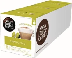 Nescafé Dolce Gusto Cappuccino Capsules - 90 Koffiecups -Koffie Series Winkel 1200x972 1