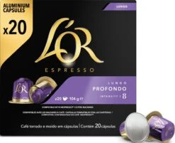 L'OR Lungo Profondo Koffiecups - Intensiteit 8/12 - 10 X 20 Capsules -Koffie Series Winkel 1200x975 4