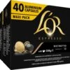 L'OR Espresso Ristretto Koffiecups - Intensiteit 11/12 - 4 X 40 Capsules -Koffie Series Winkel 1200x984 1