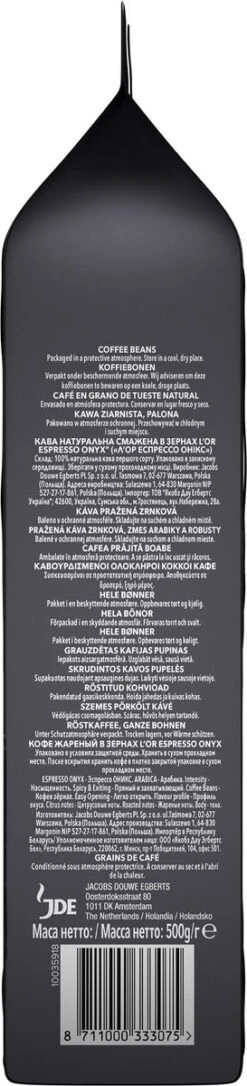 L'OR Espresso Onyx Koffiebonen (12) - 4 X 500 Gram -Koffie Series Winkel 273x1200