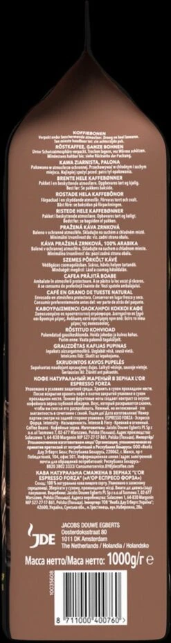 L'OR Forza Koffiebonen (9) - 4x 1000 Gram -Koffie Series Winkel 320x1200