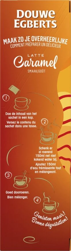 Douwe Egberts Verwenkoffie Latte Caramel Oploskoffie - 5 X 8 Zakjes -Koffie Series Winkel 343x1200 6