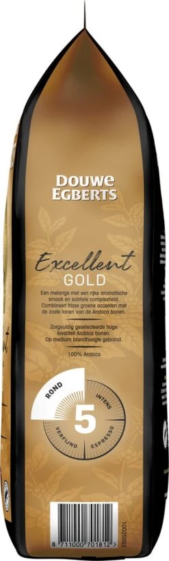 Douwe Egberts Excellent Gold Koffiebonen - 5/9 Intensiteit - 4 X 1kg -Koffie Series Winkel 362x1200