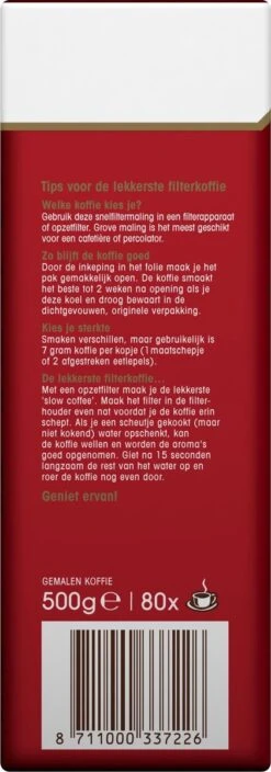 Douwe Egberts Aroma Rood Donker Filterkoffie - 6 X 500 Gram 12 Douwe Egberts Aroma Rood Donker Filterkoffie - 6 X 500 Gram -Koffie Series Winkel 421x1200 5