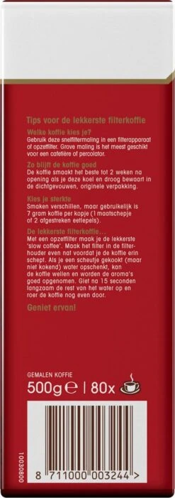 Douwe Egberts Aroma Rood Filterkoffie - Dubbelpak 6 X 1000 Gram -Koffie Series Winkel 423x1200