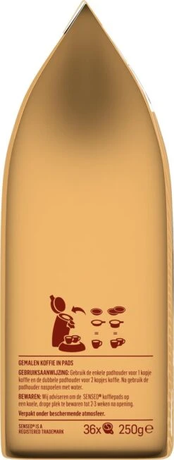 Senseo Gold Koffiepads - 5/9 Intensiteit - 10 X 36 Pads -Koffie Series Winkel 454x1200
