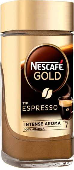 Nescafé Gold Espresso Oploskoffie - 6 Potten à 100 Gram 12 Nescafé Gold Espresso Oploskoffie - 6 Potten à 100 Gram -Koffie Series Winkel 527x1200 2