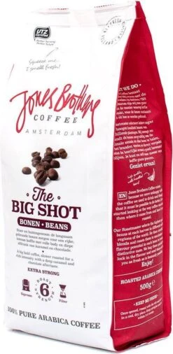 Jones Brothers Coffee The Big Shot Koffiebonen - 6 X 500 Gram -Koffie Series Winkel 586x1200