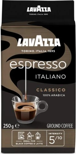 Lavazza Espresso Italiano Classico Gemalen / Filterkoffie - 8 X 250 Gram -Koffie Series Winkel 594x1200