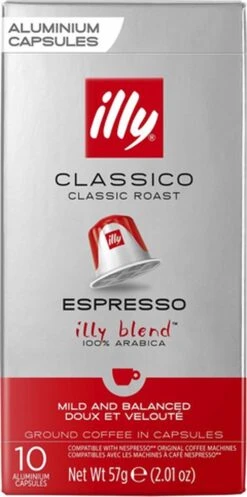 Illy Espresso Classico Koffiecups - Intensiteit 5/9 - 10 X 10 Capsules -Koffie Series Winkel 596x1200