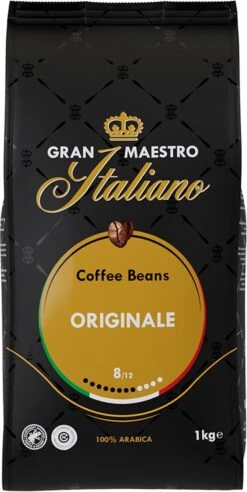 Gran Maestro Italiano - Orginale - Koffiebonen - Bonen Voor Espresso En Lungo - Arabica – 4 X 1kg -Koffie Series Winkel 602x1200 2