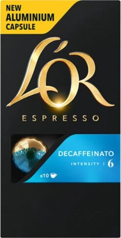 L'OR Espresso Decaffeinato Koffiecups - Intensiteit 6/12 - 10 X 10 Capsules -Koffie Series Winkel 609x1200 1