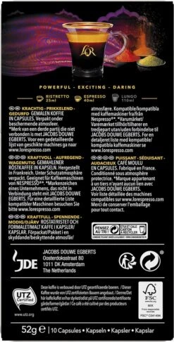 L'OR Espresso Origins India (10) - 10 X 10 Koffiecups -Koffie Series Winkel 610x1200