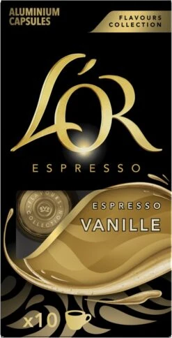 L'OR Espresso Vanille Koffiecups - 10 X 10 Capsules -Koffie Series Winkel 612x1200 2