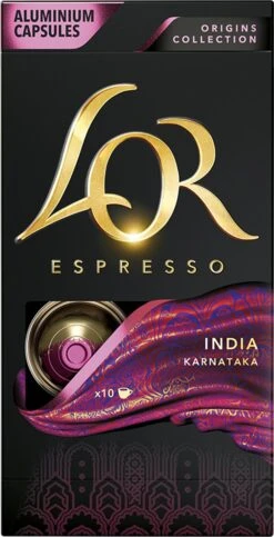 L'OR Espresso Origins India (10) - 10 X 10 Koffiecups -Koffie Series Winkel 614x1200 1