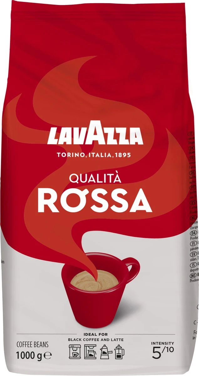 Lavazza Qualita Rossa Koffiebonen - 1 Kg 3 Lavazza Qualita Rossa Koffiebonen - 1 Kg