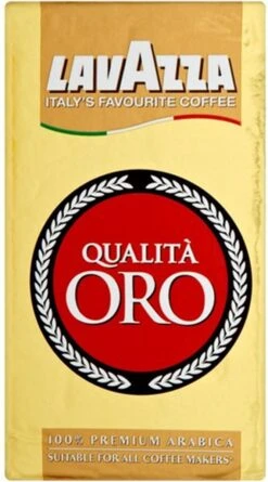 Lavazza Qualita Oro Gemalen / Filterkoffie - 250 Gram Krimp X20 -Koffie Series Winkel 666x1200
