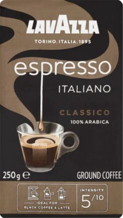 Lavazza Espresso Italiano Classico Gemalen / Filterkoffie - 8 X 250 Gram -Koffie Series Winkel 676x1200 2