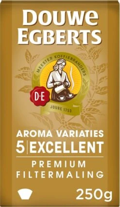 Douwe Egberts Excellent - Filterkoffie - 12 X 250 Gram 16 Douwe Egberts Excellent - Filterkoffie - 12 X 250 Gram -Koffie Series Winkel 699x1200 1