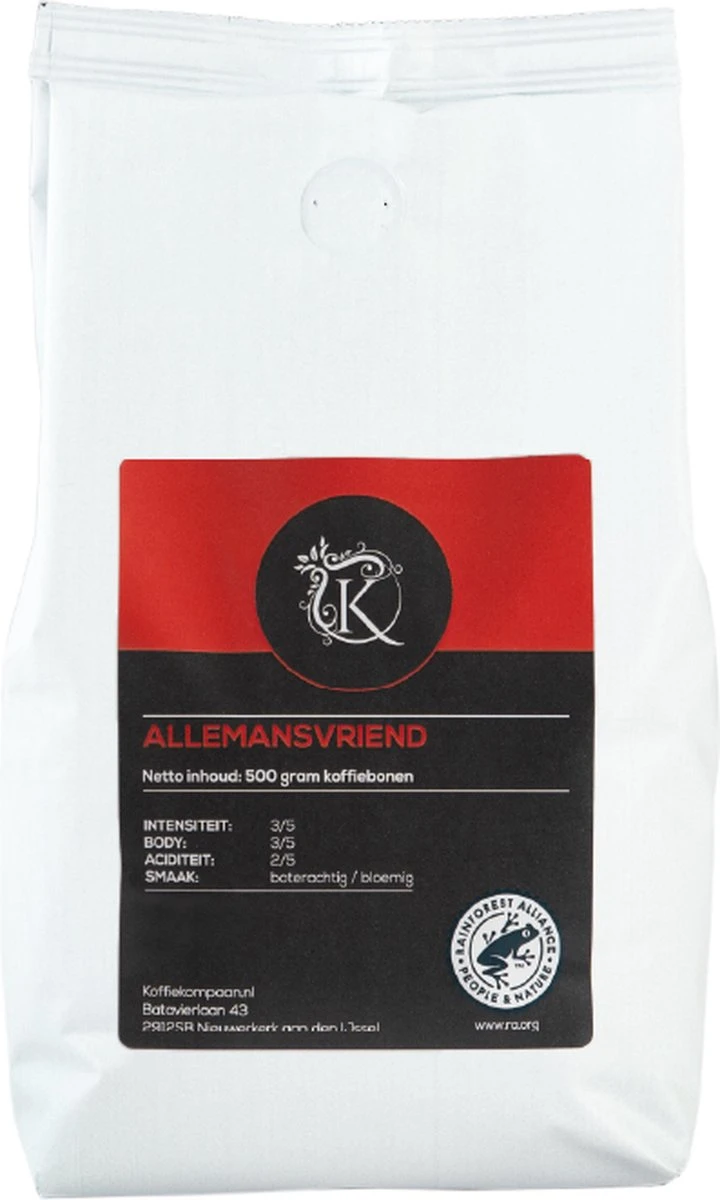 Koffiekompaan Proefpakket Blends Koffiebonen - 4X500 Gram 5 Koffiekompaan Proefpakket Blends Koffiebonen - 4X500 Gram - Afbeelding 3