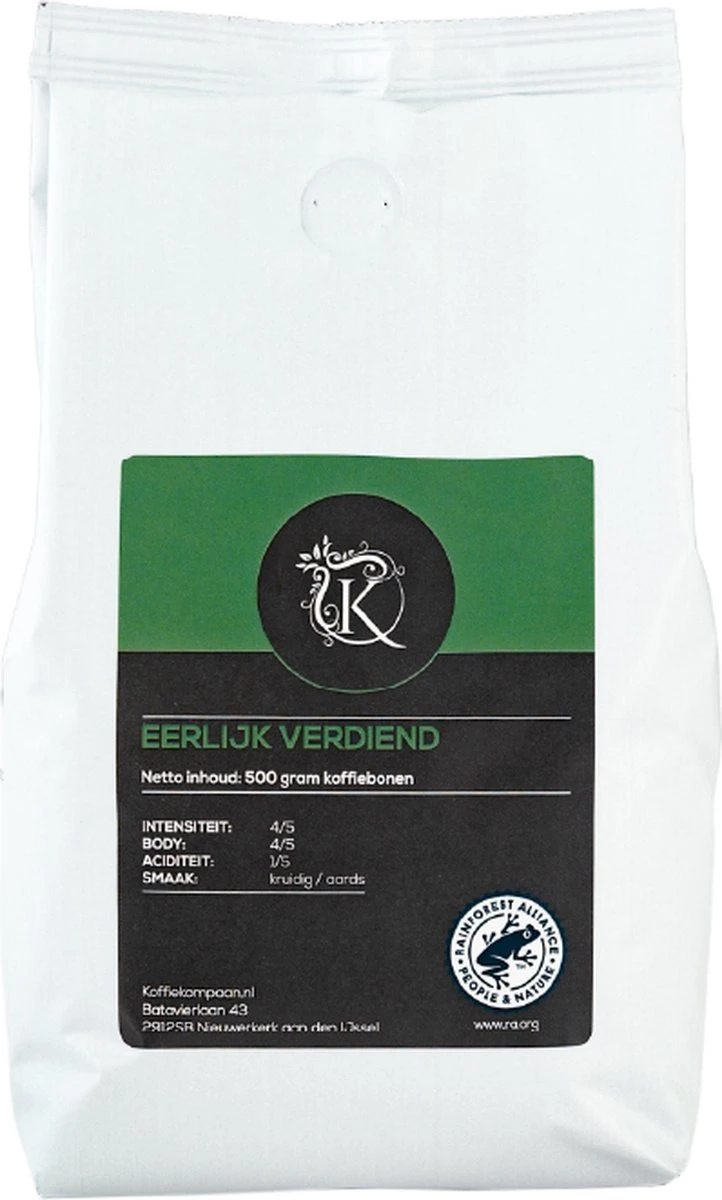 Koffiekompaan Proefpakket Blends Koffiebonen - 4X500 Gram 6 Koffiekompaan Proefpakket Blends Koffiebonen - 4X500 Gram - Afbeelding 4