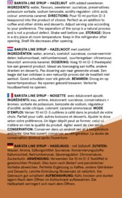 Fitcy | Koffiesiroop | Hazelnoot | Barista Syrup | Zero | Vegan | Vetvrij | Suikervrij | Keto-vriendelijk | Koffie | Siroop | MET DOSEERPOMP | 1L -Koffie Series Winkel 739x1200