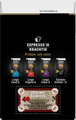 Douwe Egberts Espresso Krachtig (10) - 5 X 40 Koffiecups 19 Douwe Egberts Espresso Krachtig (10) - 5 X 40 Koffiecups -Koffie Series Winkel 766x1200