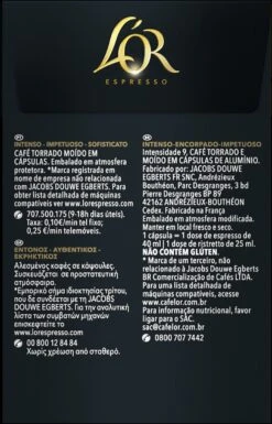 L'OR Espresso Forza Koffiecups - Intensiteit 9/12 - 4 X 40 Capsules -Koffie Series Winkel 770x1200 2