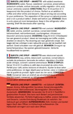 Fitcy | Koffiesiroop | Amaretto | Barista Syrup | Zero | Vegan | Vetvrij | Suikervrij | Keto-vriendelijk | Koffie | Siroop | MET DOSEERPOMP | 1L -Koffie Series Winkel 770x1200 6